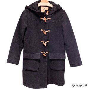 TWOTHIRDS lk Toast ethical, made in Europe, navy wool duffle coat, sz Small